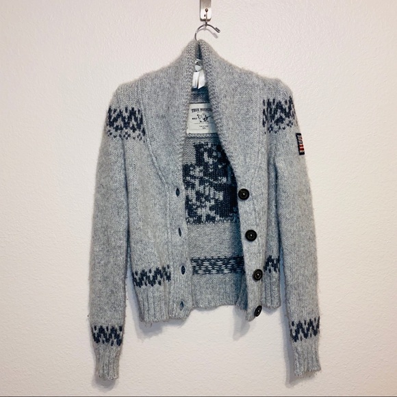 True Religion Alpaca Cardigan - Picture 2 of 6